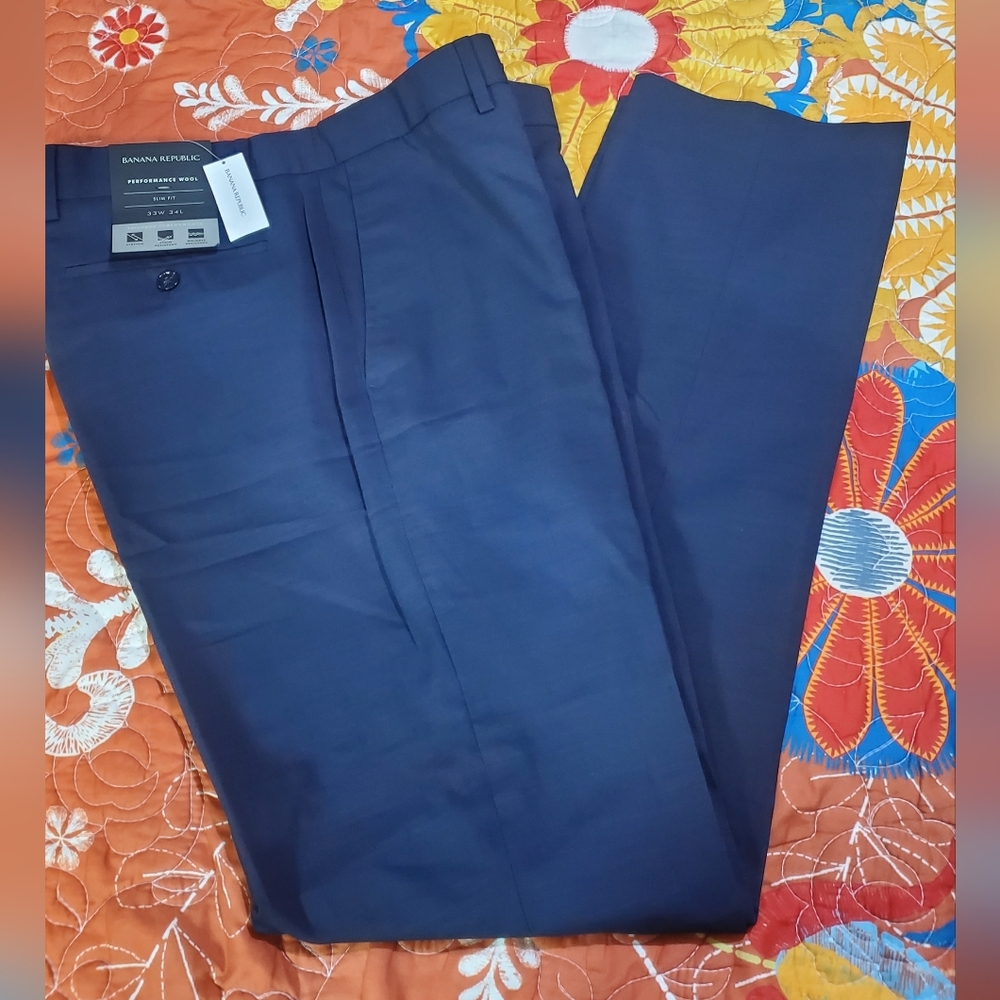 Banana Republic Men's Navy Pants